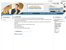 Tablet Screenshot of financeselection.org